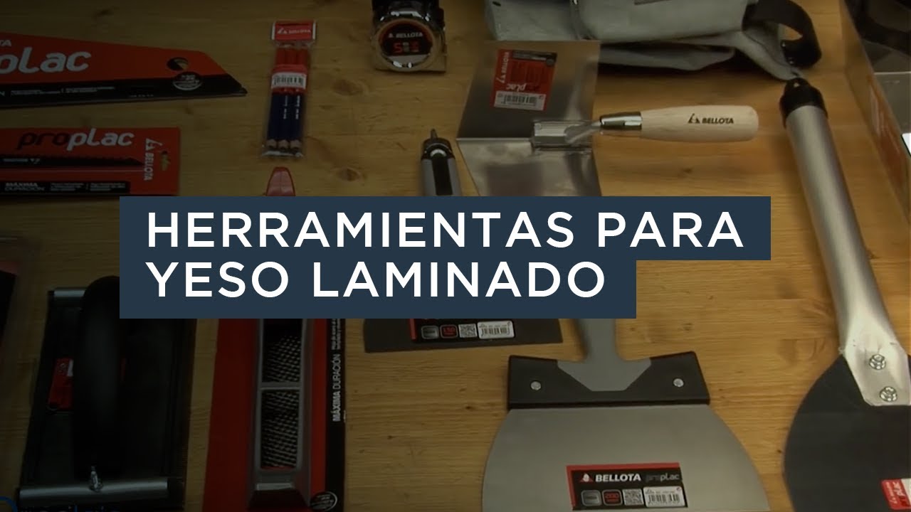 Herramientas yeso