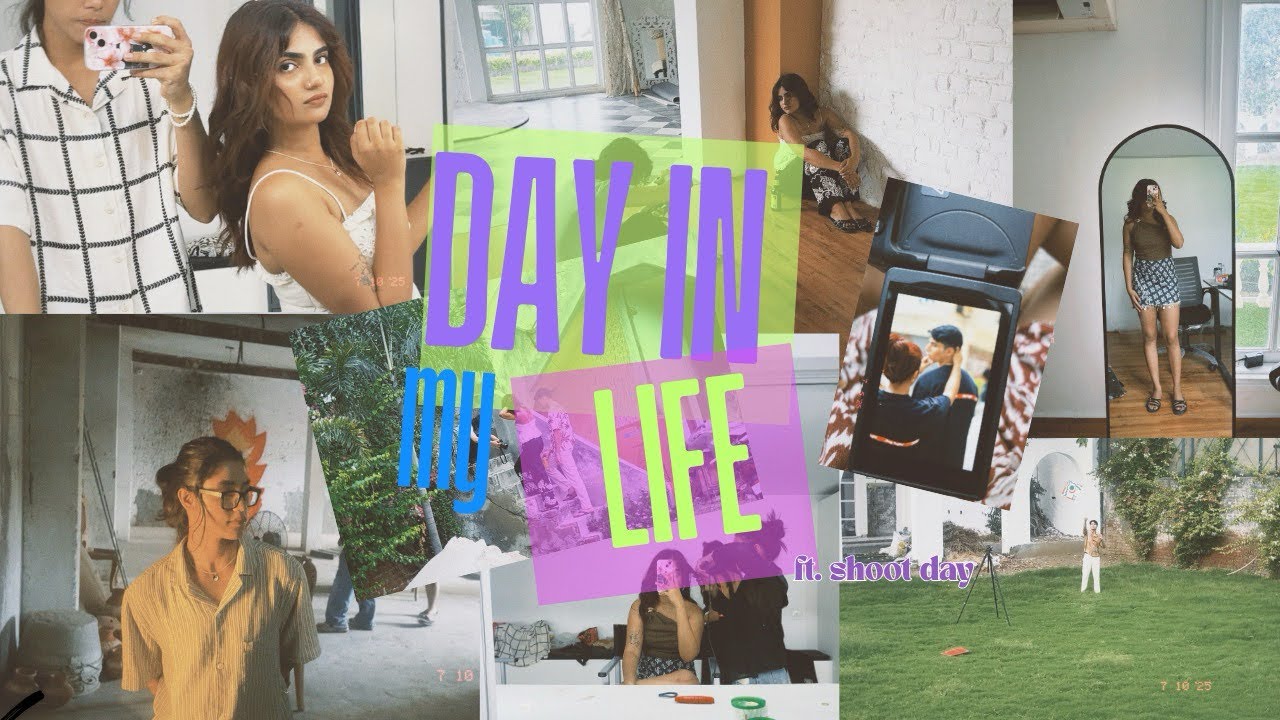 Day in my life | Photoshoot | Vlog | - YouTube