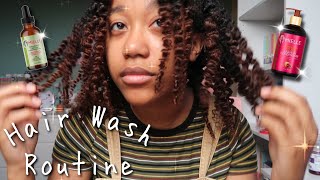 Hair Wash Routine!: shampoo, conditioning, and braid out