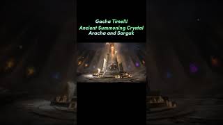 Ancient Summoning Crystal Aracha and Sargak! Watcher of Realms #moejaa77wor #moejaaagaming