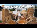 200 Boxes of Pizzas For Mom?! (She Freaked Out) | Ranz and Niana