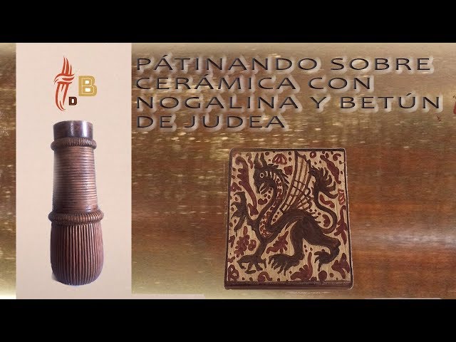 Patinas con Betun de Judea sobre Blanco – Manualidades