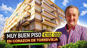 Venta de pisos en España. Muy buen piso en corazón de Torrevieja a 200 m de la playa
