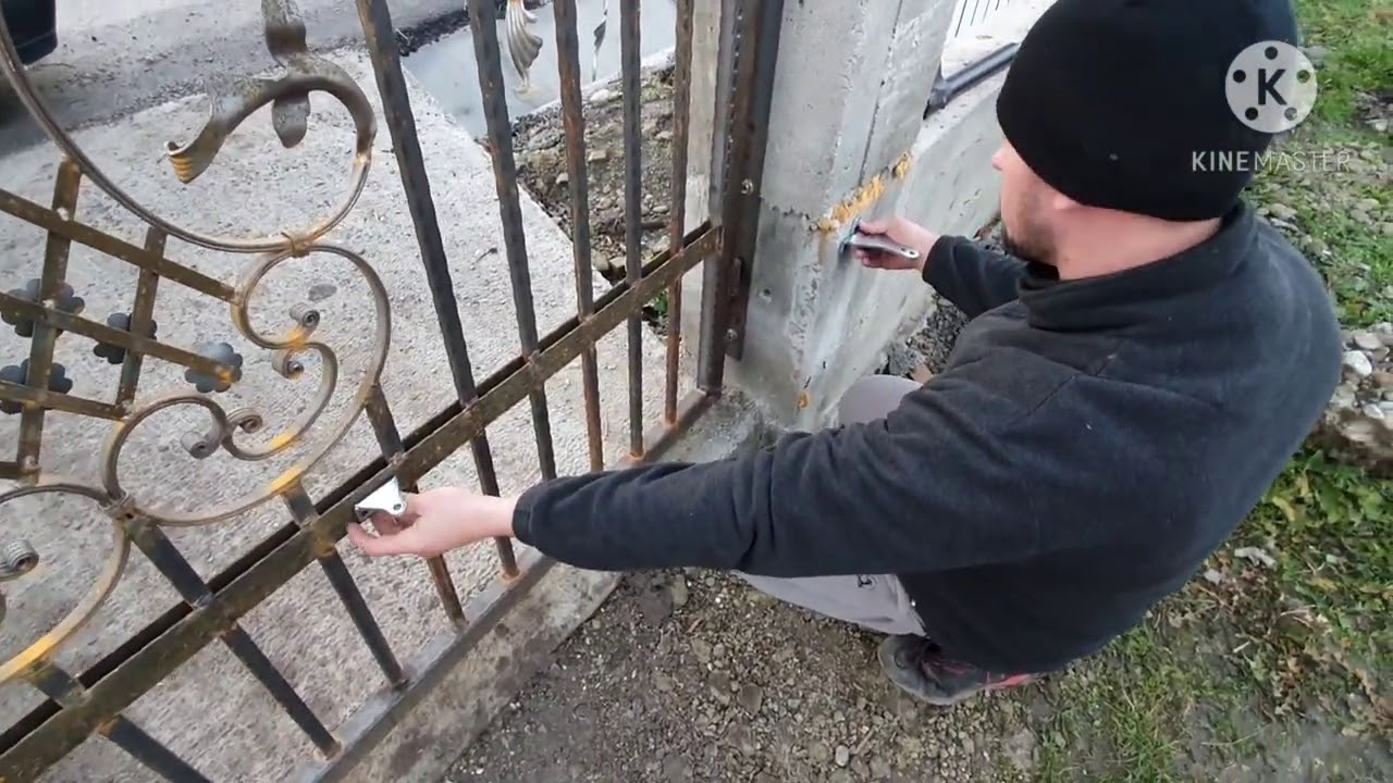 Tiberiu m-a pus sa montez o automatizare la poarta