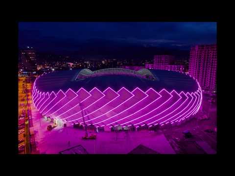 ბათუმის სტადიონზე გარე განათების მონტაჟი დასრულებულია