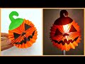 Pumpkin Ideas = Terrible, Scary Party :) Pumpkin for Halloween made of paper || Paper Craft