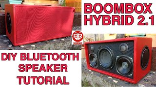 DIY BLUETOOTH SPEAKER PORTABEL / AMPLIFIER CLASSD TPA3116D2 2.1 SUBWOOFER