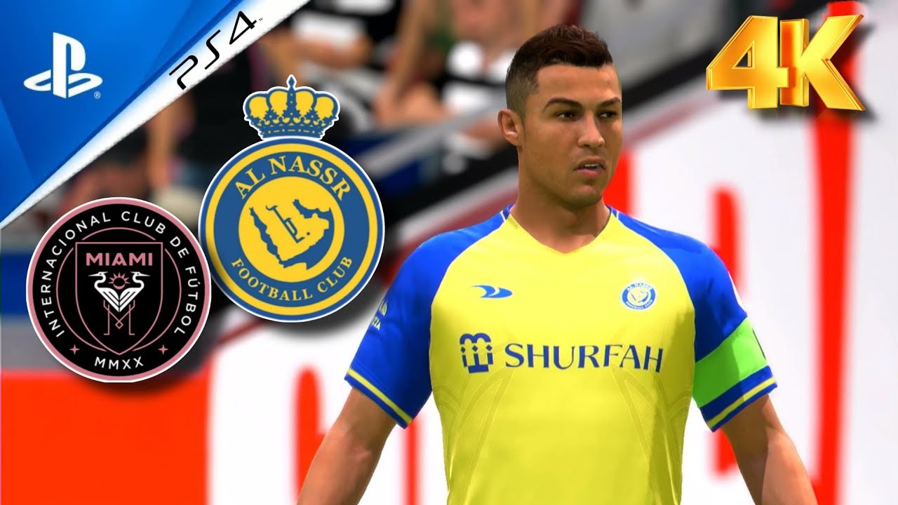FIFA 24 - Al Nassr vs Inter Miami  Club Friendly Match 2024 - PS4 Gameplay  