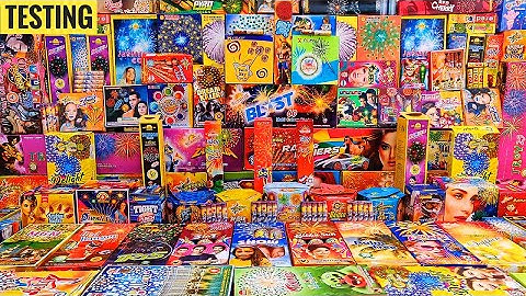 TESTING 100 TYPES OF SKY SHOTS | DIWALI KE PATAKHE | CRACKERS VIDEO | CRACKERS TESTING | PATAKHE