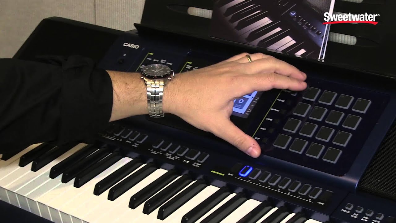 Winter NAMM 2016: Casio MZ-X500 Arranger Keyboard - YouTube