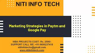 Marketing Strategies in Paytm and Google Pay screenshot 3