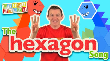 The Hexagon Song | Sing & Spell Shapes | Learning Songs for Kids | Preschool & Kindergarten