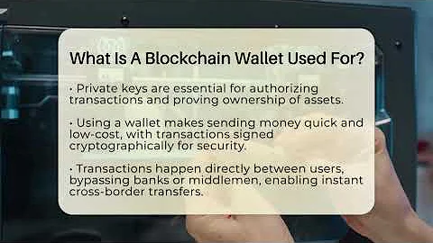 What Is A Blockchain Wallet Used For? - Talking Tech Trends
