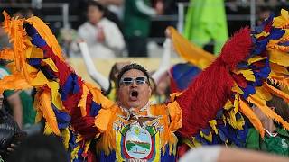 Les supporters mexicains fêtent la victoire au Mondial contre l'Équateur