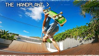 Skateboarding Trick Tip: How to HANDPLANT the EASY way!