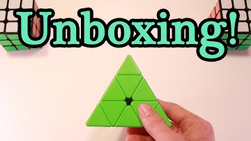 STICKERLESS QIYI PYRAMINX UNBOXING | First Impressions