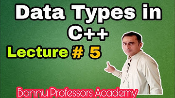 Data types in C/C++