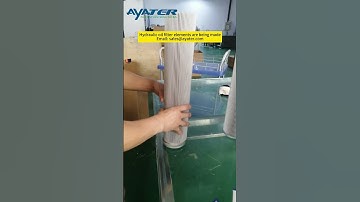 Hydraulic oil filter elements are being made