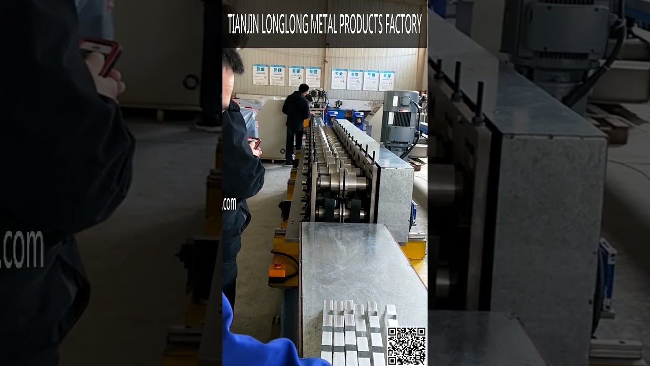 High Speed T Grille Ceiling Roll Forming Machine with Automatic Punching
