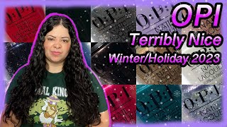 OPI Terribly Nice Winter/Holiday 2023 Collection - Janixa - Nail Lacquer Therapy