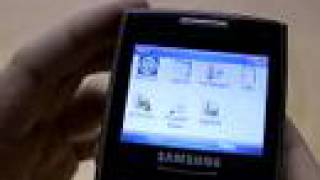 Samsung i620 Demonstration