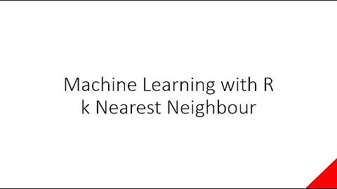 k Nearest Neighbor with Application in RStudio