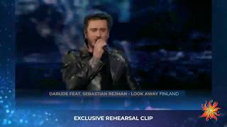 Finland - Darude feat  Sebastian Rejman - Look Away - Exclusive Rehearsal Clip - Eurovision 2019