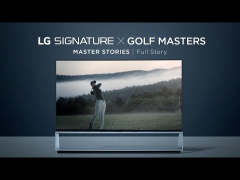 LG SIGNATURE celebrates the artistry and technique of golf's finest in master stories
