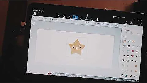 # tutorial # how to make a drawing on paint 3D # b...