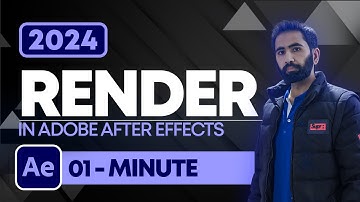 Renderen in Adobe After Effects 2024 | Snel renderen in After Effects 2024