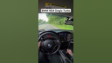 BMW N54 Single Turbo with T51r Mod