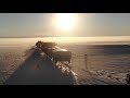 Inside Halley, the British station in Antarctica