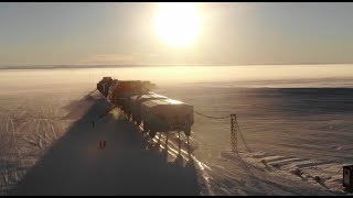 Inside Halley, the British station in Antarctica