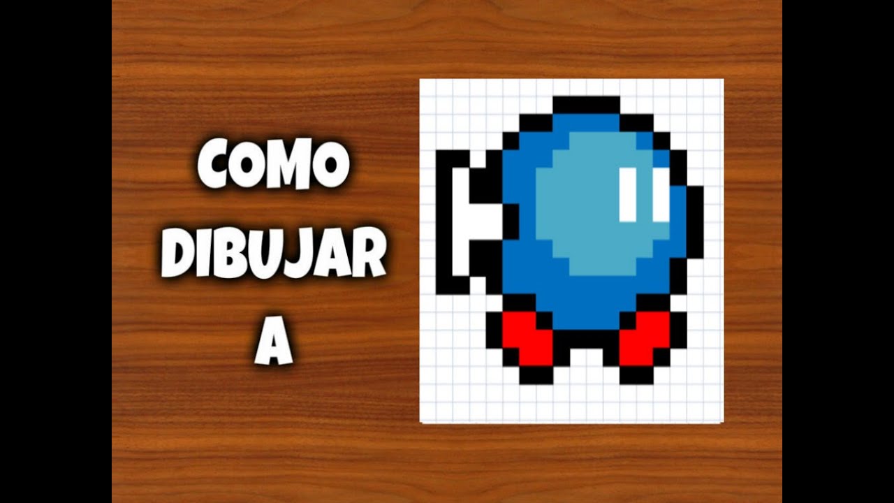 Como dibujar Bomba Mario  Para Minecraft  Pixel Art  8 