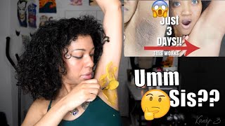 DOES THIS ACTUALLY WORK?? || I Tried a DIY to Lighten My Underarms