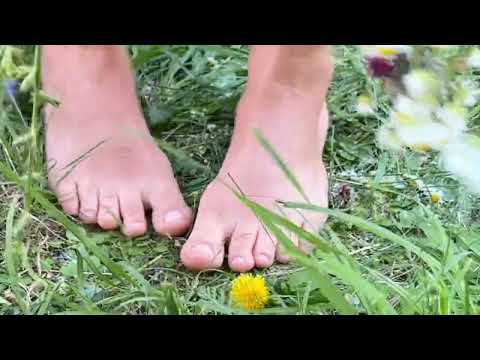 summer barefoot dancing on wildflowers