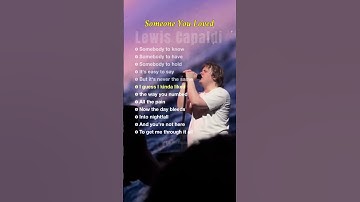 Thumbnail of Someone You Loved – Lewis Capaldi | A Song That Touches the Soul! #lyrics #englishsongs #popmusic