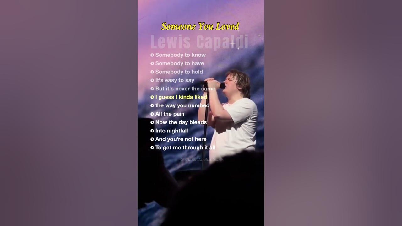 Someone You Loved – Lewis Capaldi | A Song That Touches the Soul! #lyrics #englishsongs #popmusic