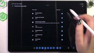 Jak wyczyścić dane przeglądania na Samsung Galaxy Tab S10 FE 5G screenshot 1