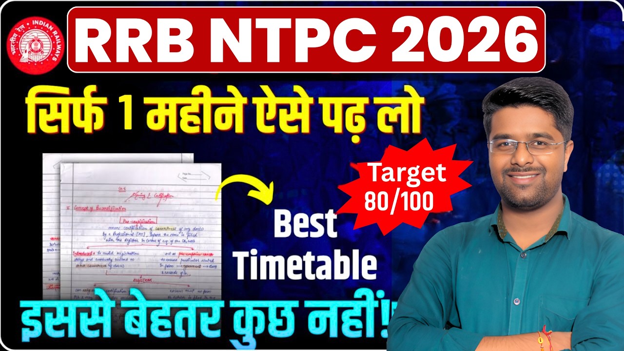 RRB NTPC Exam Date 2026 | RRB NTPC Preparation Strategy 2026 | RRB NTPC Syllabus 2026 | Full Details