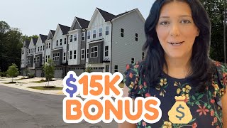 Inside a $500K New Townhome in Durham NC | Rollingdale by Toll Brothers #newconstruction #triangle