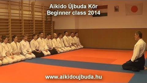 Aikido Újbuda Kör beginner class promotional video 2014