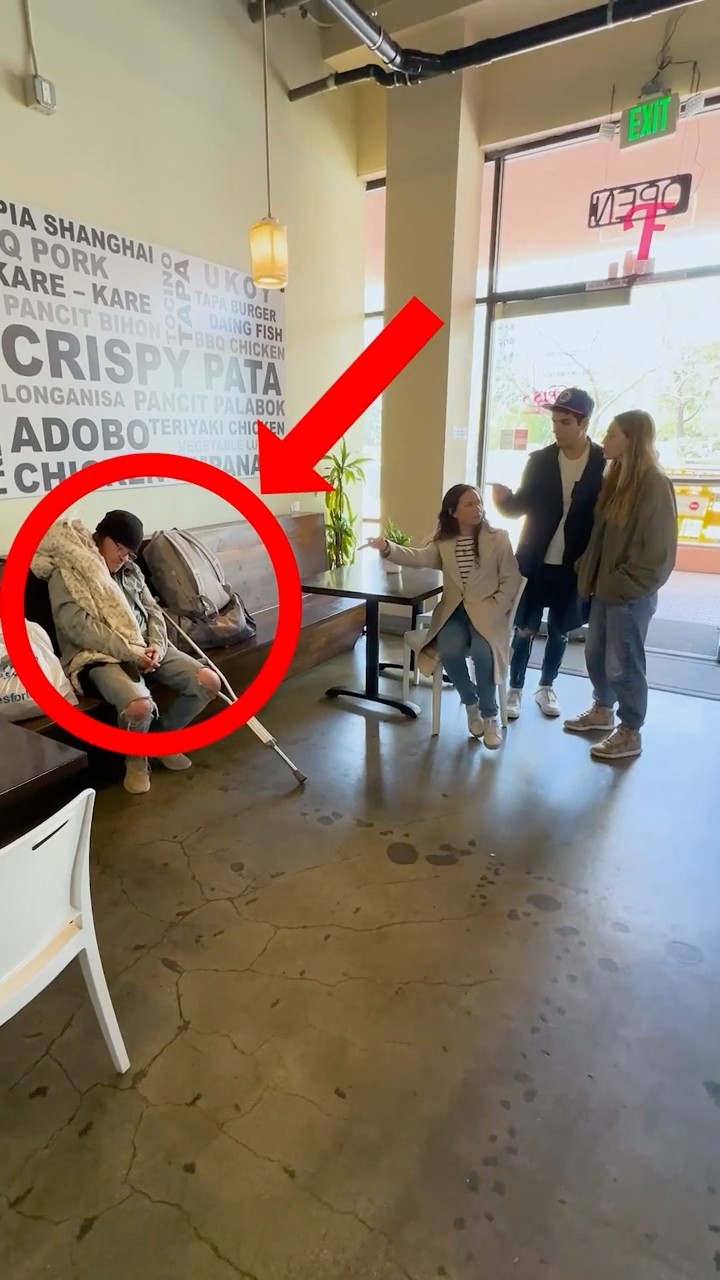 A Homeless Man Slept Through a Kind Act from Strangers Who Helped Him #shorts