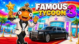 [🩵 SECRET PREMIUM CODE 🩵] FORTNITE snowstudios FAMOUS TYCOON 3 - MAP CODE: 0722-1566-1361