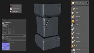 Cinema 4D Sculpting and Baking a Stylized rock - Tutorial