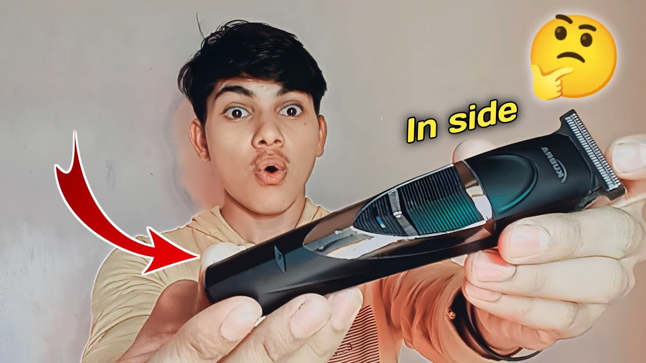 what's inside a electric trimmer machine // how to open Kubra trimmer ...