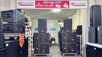Dàn âm thanh sự kiện - Loa Hoả Tiễn 30 RUBY & 2 cặp sub coil 115 bao ch.ơi đám cưới