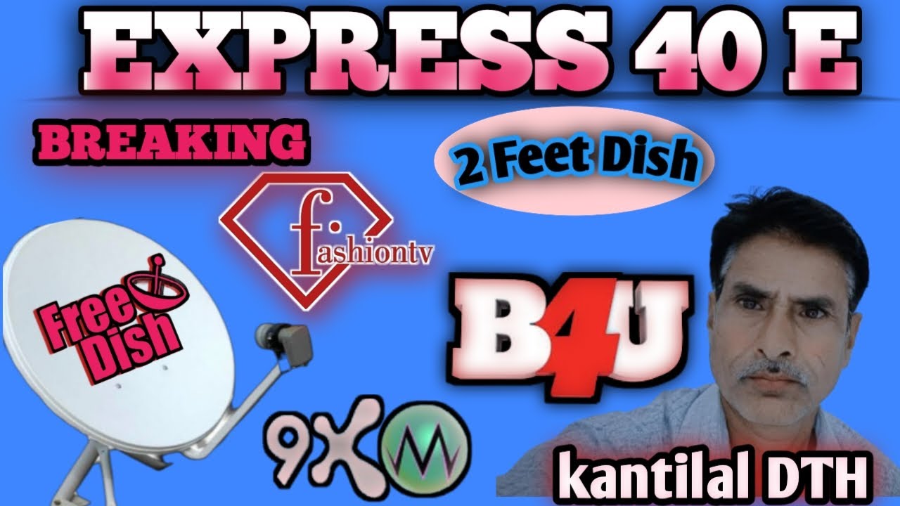 How to set express 40 east satelite ! Express 40e tracking video