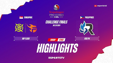 NIP Flash vs RSG Philippines HIGHLIGHTS SPS Season 5 Challenge Finals | RSG VS NPFL ESPORTSTV
