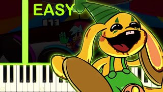 Friday Night Funkin' VS Bunzo Bunny - EASY Piano Tutorial